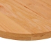 Tablero de mesa ovalado madera maciza de roble 120x60x4 cm