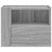 Mesitas de noche de pared 2 uds gris Sonoma 45x30x35 cm