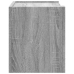 Mesitas de noche de pared 2 uds gris Sonoma 45x30x35 cm