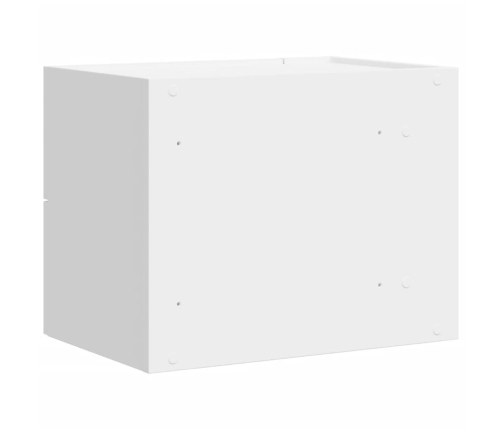 Mesita de noche de pared blanco 45x30x35 cm