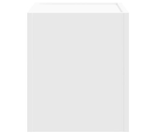 vidaXL Mesitas de noche de pared 2 unidades blanca 45x30x35 cm