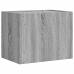 Mesitas de noche de pared 2 uds gris Sonoma 45x30x35 cm