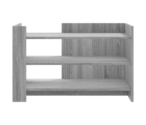 Mesa de centro de madera de ingeniería gris Sonoma 80x50x50 cm