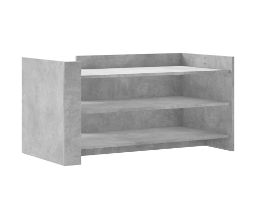 Mesa de centro madera de ingeniería gris hormigón 100x50x50 cm