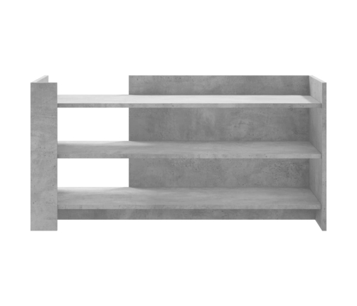 Mesa de centro madera de ingeniería gris hormigón 100x50x50 cm