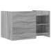 vidaXL Mesa de centro de madera de ingeniería gris Sonoma 80x50x50 cm