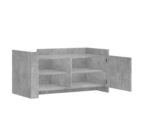 Mesa de centro madera de ingeniería gris hormigón 100x50x50 cm