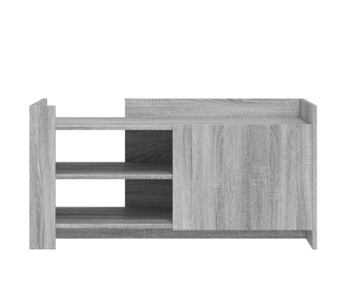 Mesa de centro madera de ingeniería gris Sonoma 100x50x50 cm