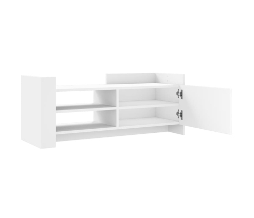 Mueble para TV madera contrachapada blanco 100x35x40 cm