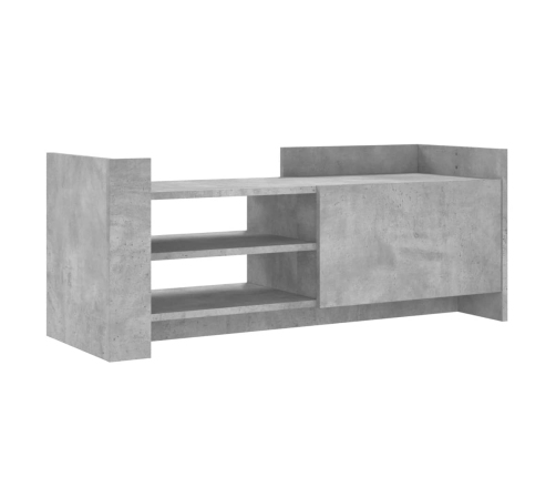 Mueble para TV contrachapada gris hormigón 100x35x40 cm