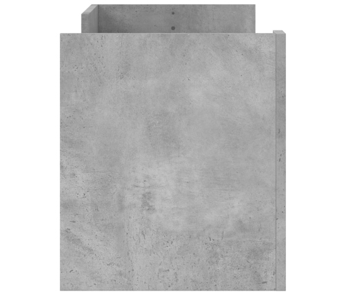 Mueble para TV contrachapada gris hormigón 100x35x40 cm