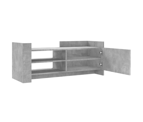 Mueble para TV contrachapada gris hormigón 100x35x40 cm