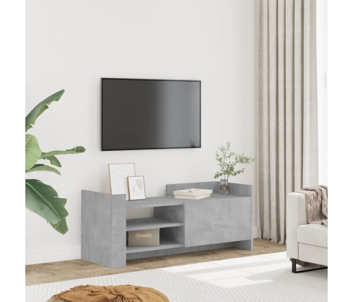 Mueble para TV contrachapada gris hormigón 100x35x40 cm