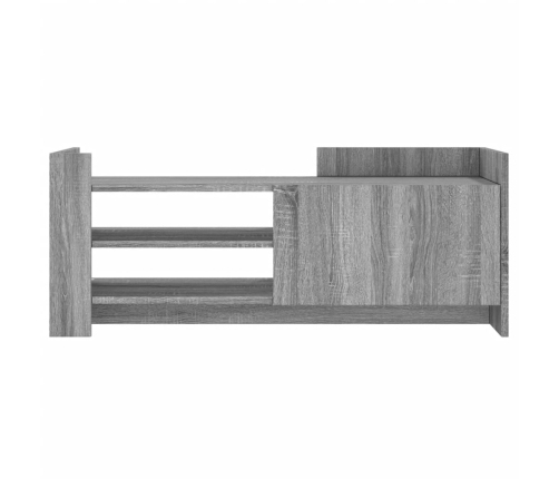 vidaXL Mueble de TV madera contrachapada gris Sonoma 100x35x40 cm