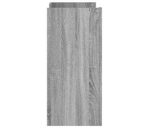 Aparador de madera de ingeniería gris Sonoma 73,5x35x75 cm