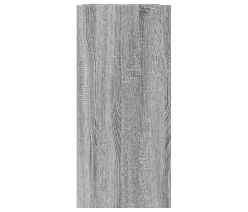 Aparador madera de ingeniería gris Sonoma 100x35x75 cm