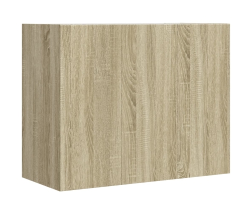 Armario de pared madera de ingeniería roble Sonoma 75x35x60 cm