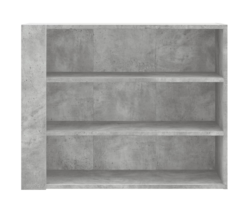 Mueble de pared madera ingeniería gris hormigón 75x35x60 cm