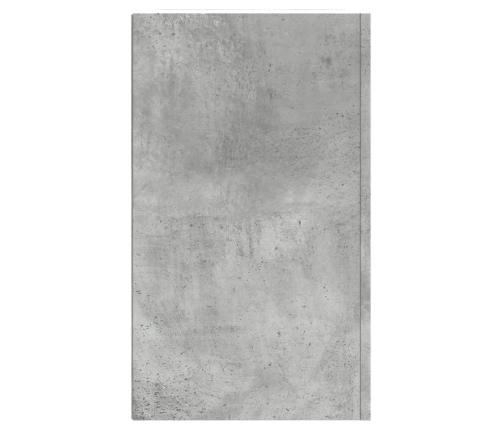 Mueble de pared madera ingeniería gris hormigón 75x35x60 cm