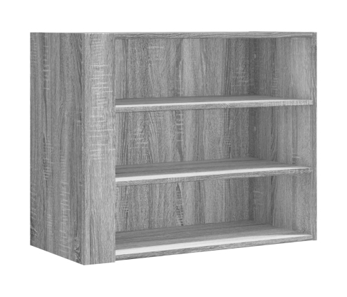 Armario de pared madera de ingeniería gris Sonoma 75x35x60 cm