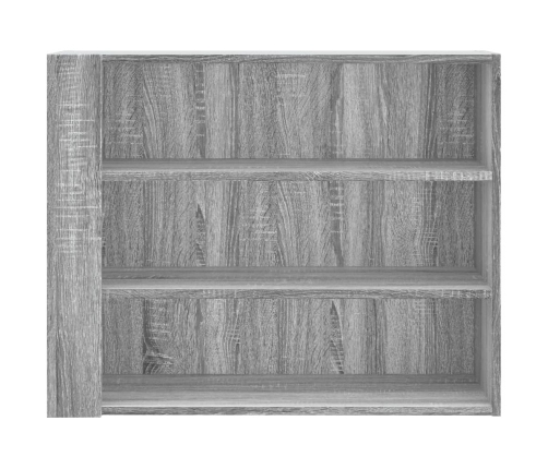 Armario de pared madera de ingeniería gris Sonoma 75x35x60 cm