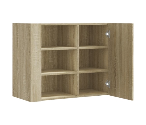 Armario de pared madera de ingeniería roble Sonoma 75x35x60 cm