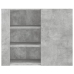 Mueble de pared madera ingeniería gris hormigón 75x35x60 cm