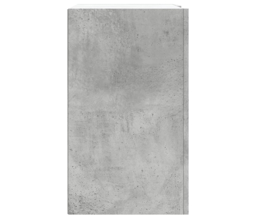 Mueble de pared madera ingeniería gris hormigón 75x35x60 cm