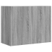 Armario de pared madera de ingeniería gris Sonoma 75x35x60 cm