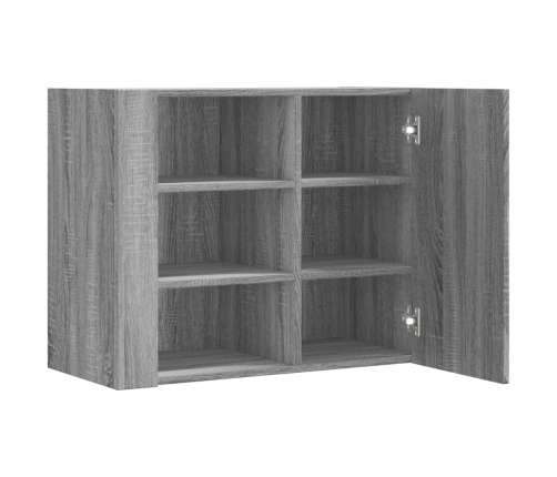 Armario de pared madera de ingeniería gris Sonoma 75x35x60 cm