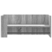 Estante de pared madera ingeniería gris Sonoma 70,5x35x30,5 cm