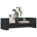 Estante de pared madera de ingeniería negro 100x35x30,5 cm