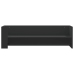 Estante de pared madera de ingeniería negro 100x35x30,5 cm
