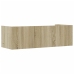 Estante de pared madera ingeniería roble Sonoma 100x35x30,5 cm