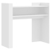 Mesa consola de madera de ingeniería blanca 100x35x90 cm