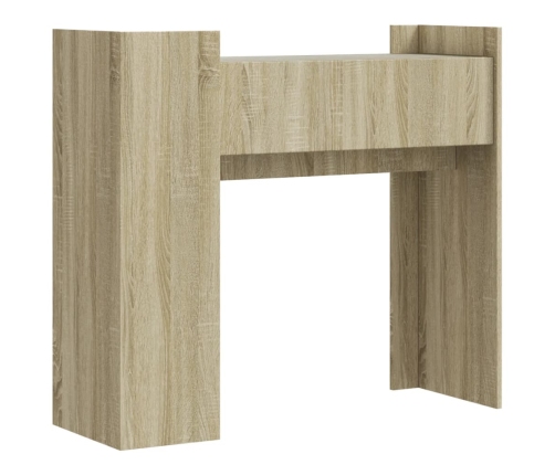 Mesa consola de madera de ingeniería roble Sonoma 100x35x90 cm