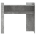 Mesa consola de madera de ingeniería gris hormigón 100x35x90 cm