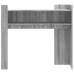 Mesa consola de madera de ingeniería gris Sonoma 100x35x90 cm