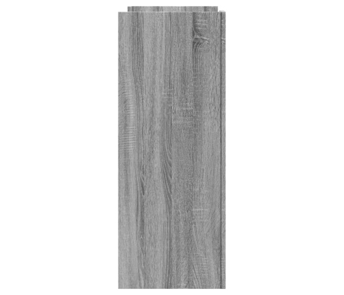 Mesa consola de madera de ingeniería gris Sonoma 100x35x90 cm