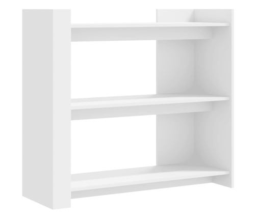 Mesa consola de madera de ingeniería blanca 100x35x90 cm