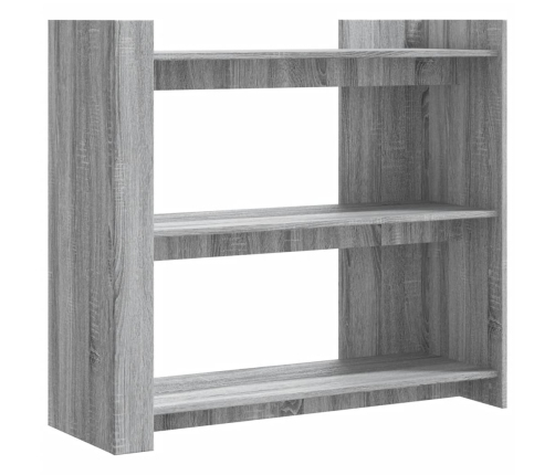 Mesa consola de madera de ingeniería gris Sonoma 100x35x90 cm