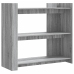 Mesa consola de madera de ingeniería gris Sonoma 100x35x90 cm