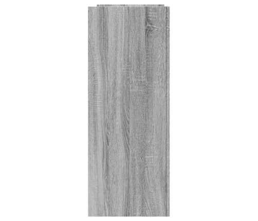 Mesa consola de madera de ingeniería gris Sonoma 100x35x90 cm