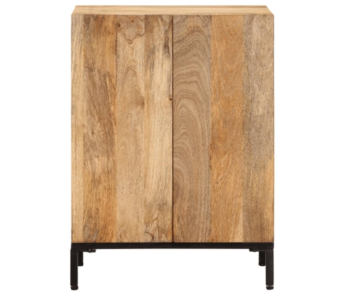 Aparador de madera maciza de mango 53x35x72 cm