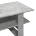 Mesa de centro madera de ingeniería gris hormigón 102x55x42 cm