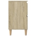 Armario de lavabo madera contrachapada roble Sonoma 80x33x60 cm