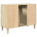 Armario de lavabo madera contrachapada roble Sonoma 80x33x60 cm