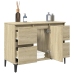 Armario de lavabo madera contrachapada roble Sonoma 80x33x60 cm