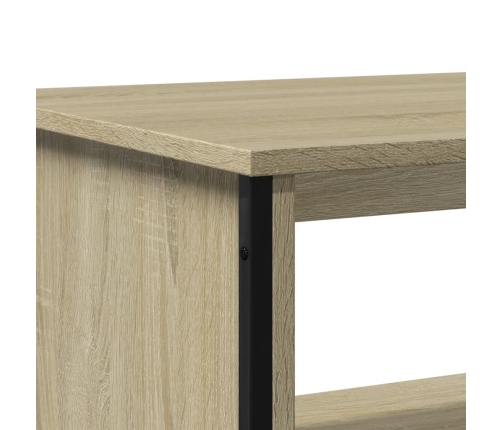 Mesa de centro madera de ingeniería roble Sonoma 100x51x40 cm