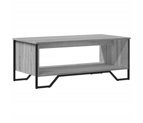 Mesa de centro madera de ingeniería gris Sonoma 100x51x40 cm